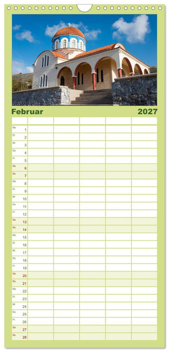 Zauberhaftes Kreta (CALVENDO Familienplaner 2027)
