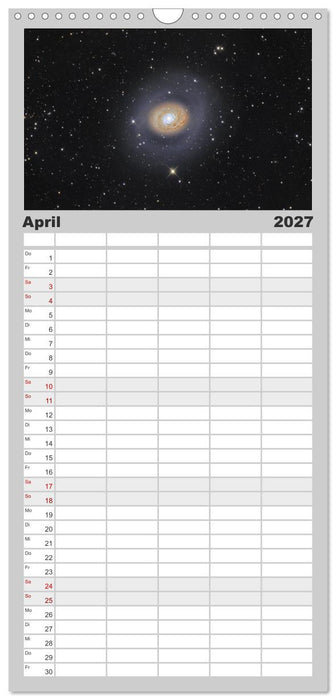 Beeindruckendes Universum (CALVENDO Familienplaner 2027)