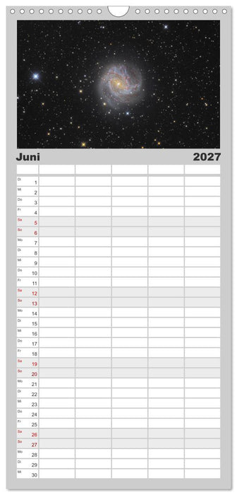 Beeindruckendes Universum (CALVENDO Familienplaner 2027)