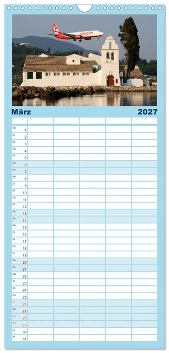 Faszination Fliegerei (CALVENDO Familienplaner 2027)