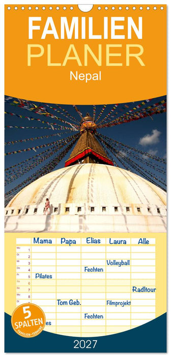 Nepal (CALVENDO Familienplaner 2027)