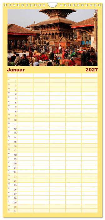Nepal (CALVENDO Familienplaner 2027)