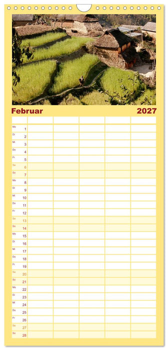 Nepal (CALVENDO Familienplaner 2027)