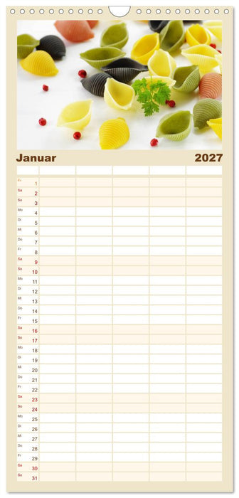 Leichte Küche (CALVENDO Familienplaner 2027)
