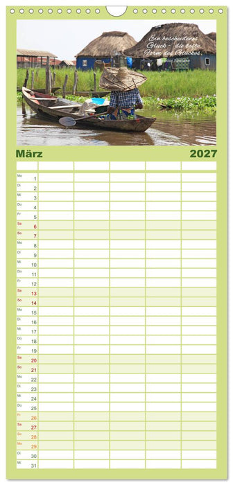 Ruhe und Gelassenheit 2027 (CALVENDO Familienplaner 2027)