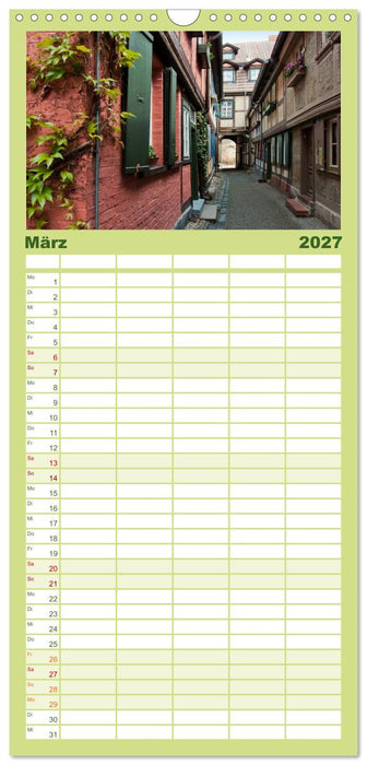Malerisches Quedlinburg (CALVENDO Familienplaner 2027)