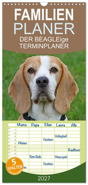 DER BEAGLEige TERMINPLANER (CALVENDO Familienplaner 2027)