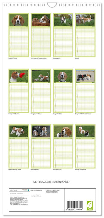 DER BEAGLEige TERMINPLANER (CALVENDO Familienplaner 2027)