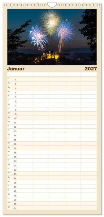 Märchenhaftes Marburg (CALVENDO Familienplaner 2027)
