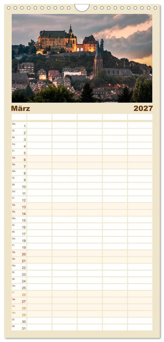 Märchenhaftes Marburg (CALVENDO Familienplaner 2027)