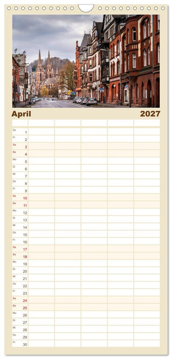 Märchenhaftes Marburg (CALVENDO Familienplaner 2027)