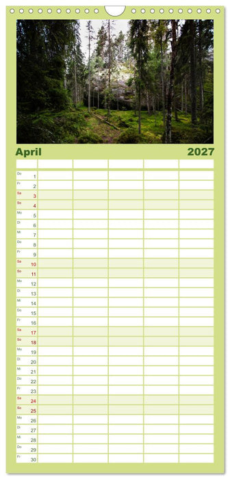 Wald (CALVENDO Familienplaner 2027)