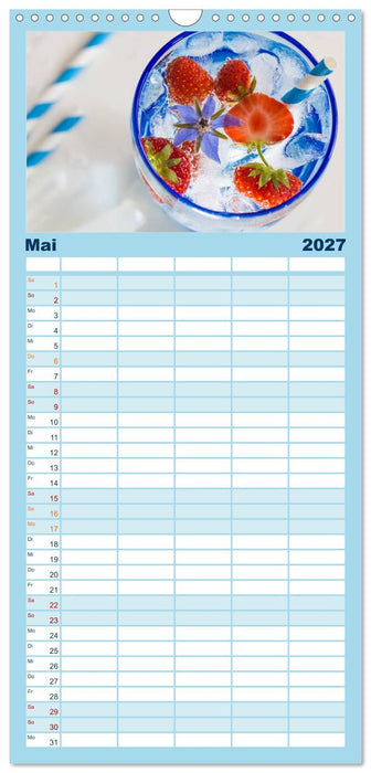 Frisches Aromawasser (CALVENDO Familienplaner 2027)