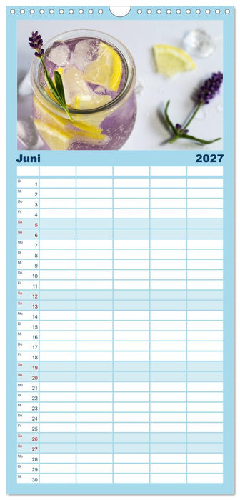 Frisches Aromawasser (CALVENDO Familienplaner 2027)