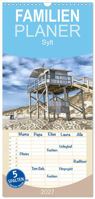 Sylt (CALVENDO Familienplaner 2027)