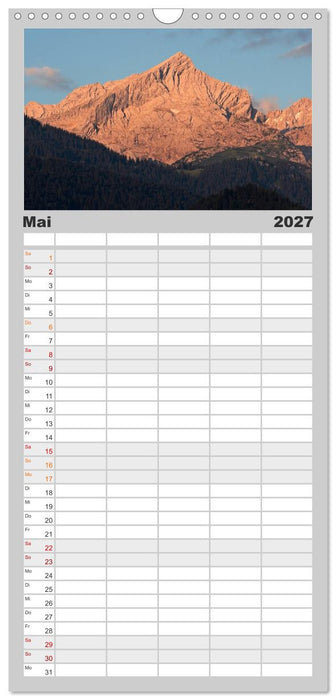 Rund um die Zugspitze (CALVENDO Familienplaner 2027)