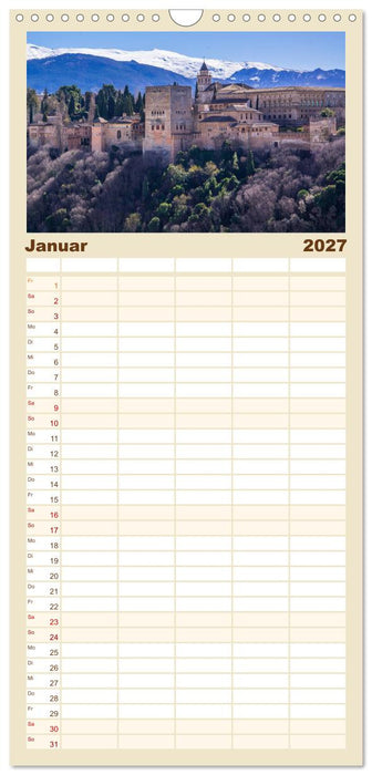 Andalusien (CALVENDO Familienplaner 2027)