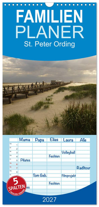St. Peter Ording 2027 (CALVENDO Familienplaner 2027)