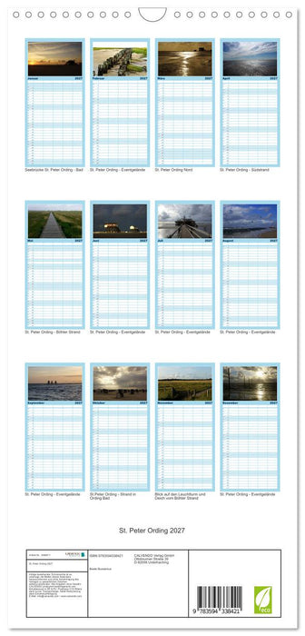 St. Peter Ording 2027 (CALVENDO Familienplaner 2027)