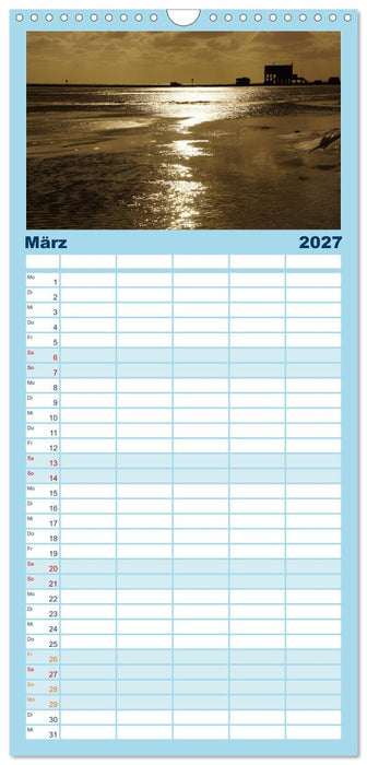 St. Peter Ording 2027 (CALVENDO Familienplaner 2027)