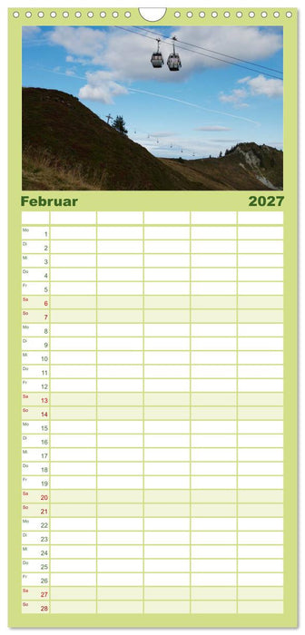 Bergwelt in Österreich (CALVENDO Familienplaner 2027)