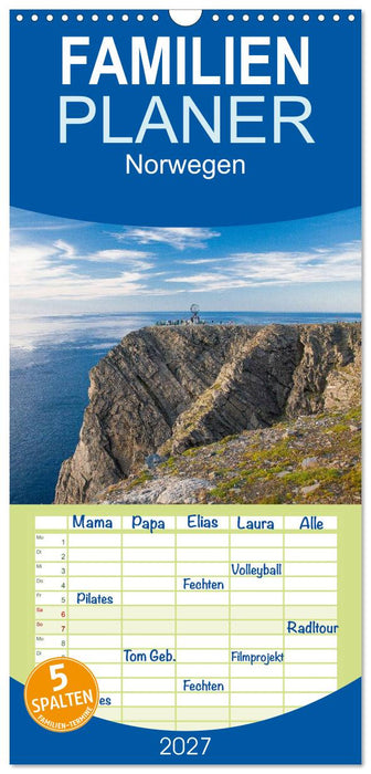 Norwegen (CALVENDO Familienplaner 2027)