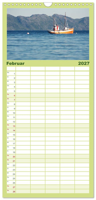Norwegen (CALVENDO Familienplaner 2027)