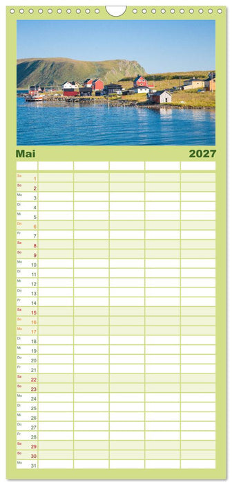 Norwegen (CALVENDO Familienplaner 2027)