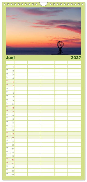 Norwegen (CALVENDO Familienplaner 2027)