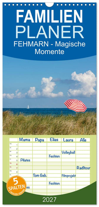 FEHMARN - Magische Momente (CALVENDO Familienplaner 2027)