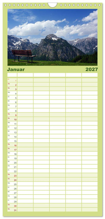 Tirol – Rund um den Achensee (CALVENDO Familienplaner 2027)