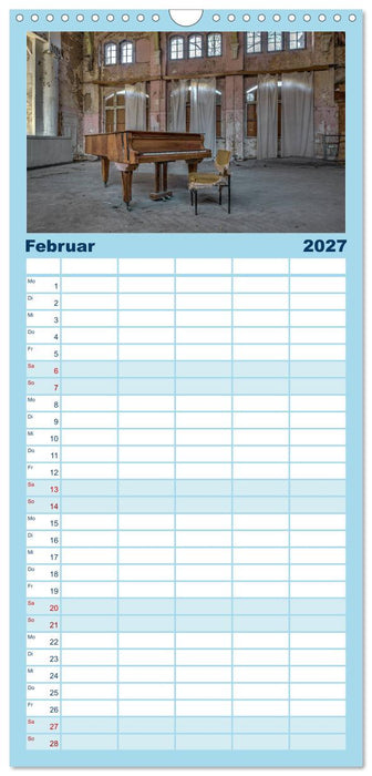 Heilstätten - verlassen und vergessen (CALVENDO Familienplaner 2027)