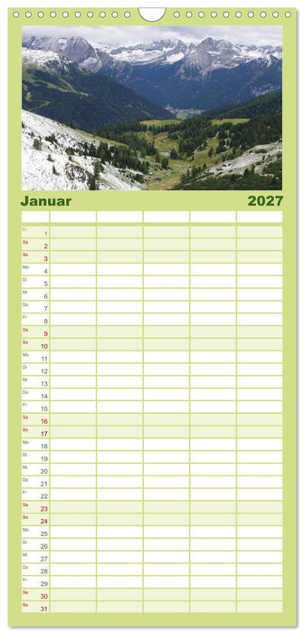 Südtirol 2027 (CALVENDO Familienplaner 2027)