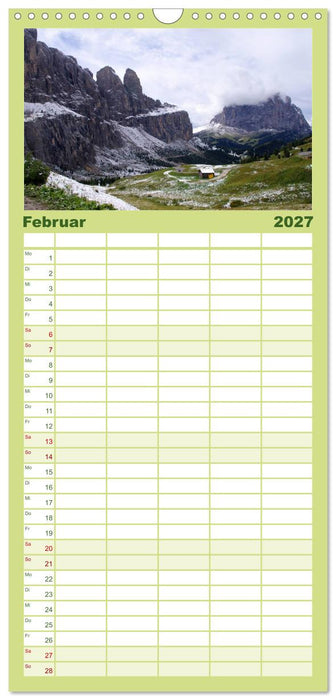 Südtirol 2027 (CALVENDO Familienplaner 2027)