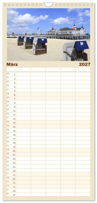 Die Seebäder 2027 (CALVENDO Familienplaner 2027)