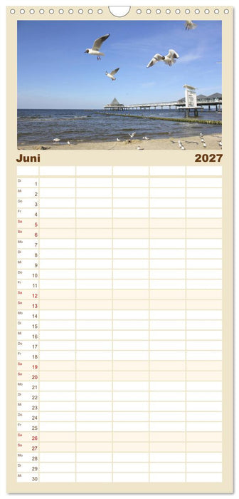 Die Seebäder 2027 (CALVENDO Familienplaner 2027)