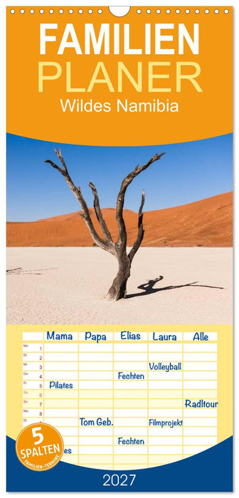 Wildes Namibia (CALVENDO Familienplaner 2027)