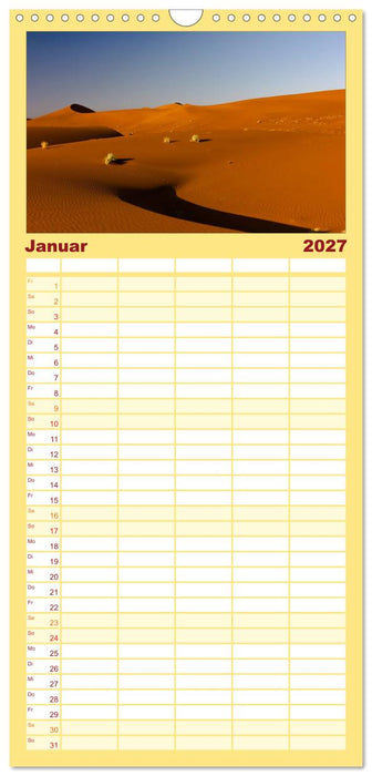 Wildes Namibia (CALVENDO Familienplaner 2027)