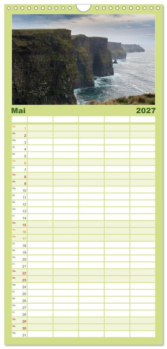 Irland. Wild Atlantic Views. (CALVENDO Familienplaner 2027)