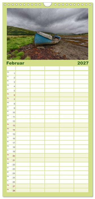 Schottland im Licht (CALVENDO Familienplaner 2027)