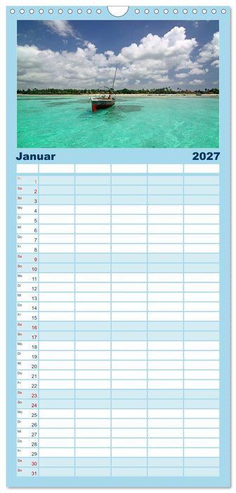 Sansibar (CALVENDO Familienplaner 2027)