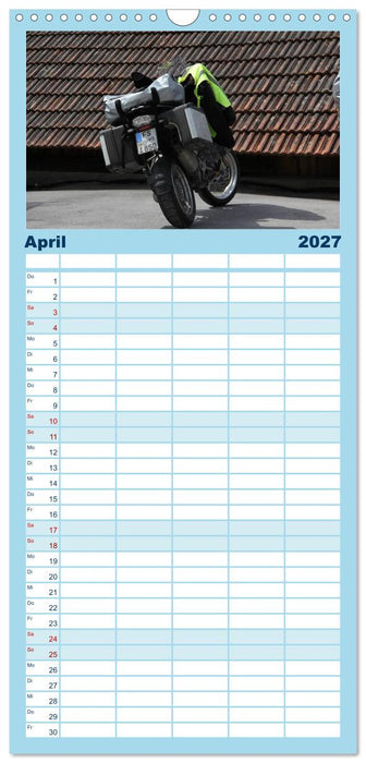 Freude an - Spaß mit der BMW GS (CALVENDO Familienplaner 2027)