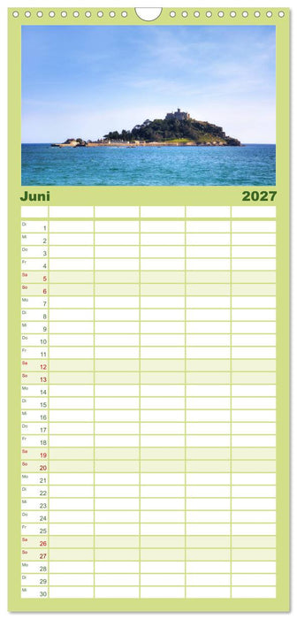 Cornwall (CALVENDO Familienplaner 2027)