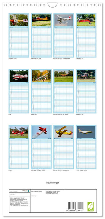 Modellflieger (CALVENDO Familienplaner 2027)