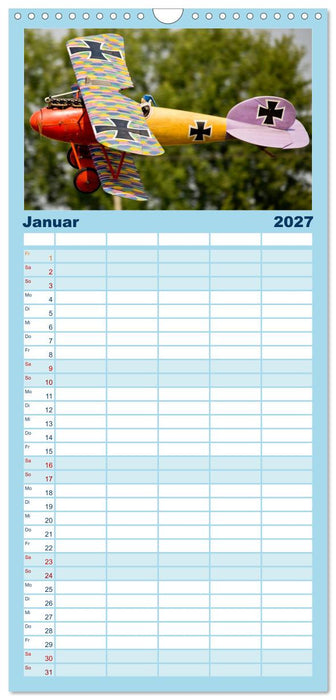 Modellflieger (CALVENDO Familienplaner 2027)