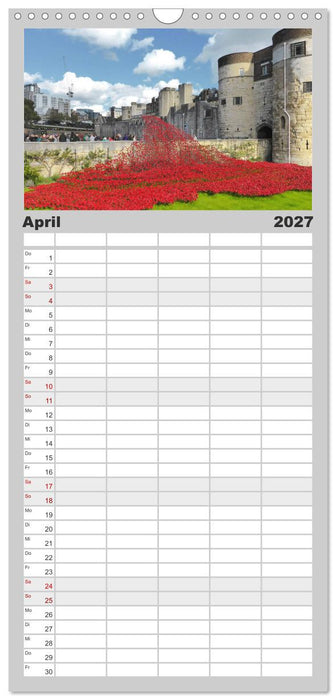 Stippvisite in London (CALVENDO Familienplaner 2027)