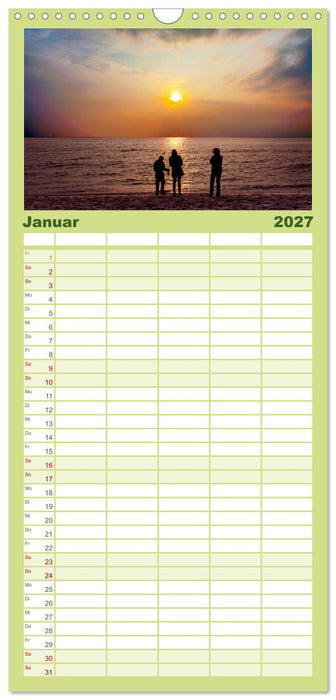 Magisches Sylt (CALVENDO Familienplaner 2027)