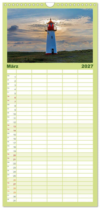 Magisches Sylt (CALVENDO Familienplaner 2027)