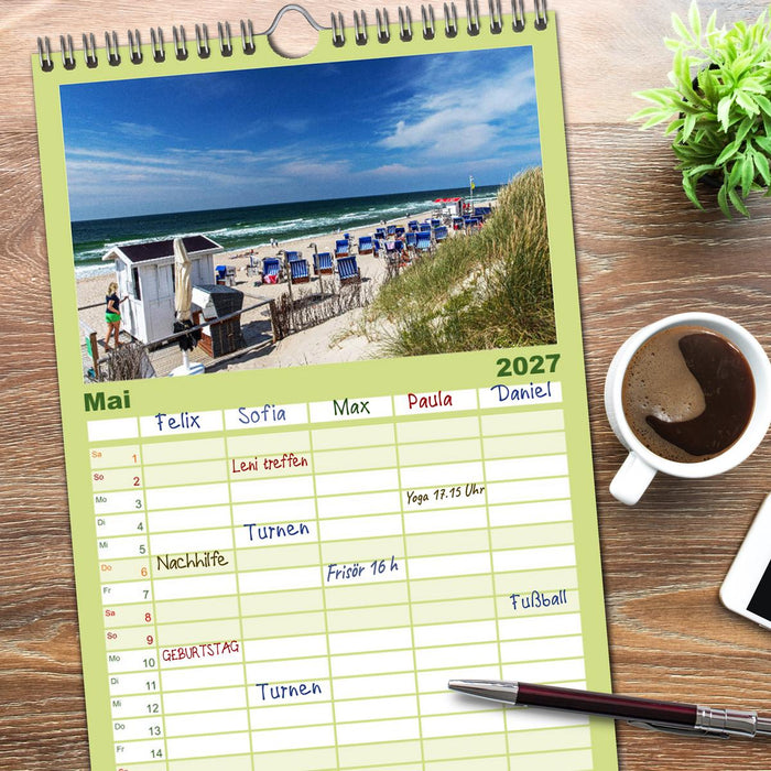 Magisches Sylt (CALVENDO Familienplaner 2027)