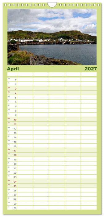 Western Highlands - Schottland (CALVENDO Familienplaner 2027)